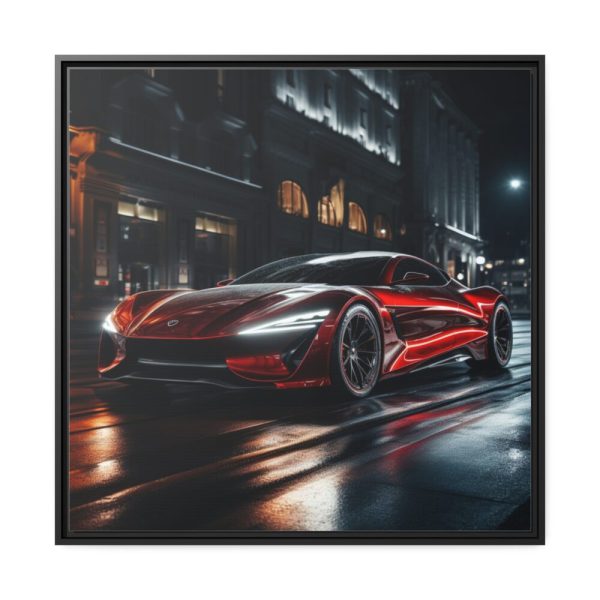 Futuristic Sports Car II Framed Canvas