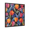 88302-110.jpg Colorful Tulip Pattern Framed Canvas