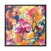 Seamless Orchid Framed Canvas