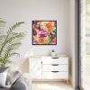 Seamless Orchid Framed Canvas
