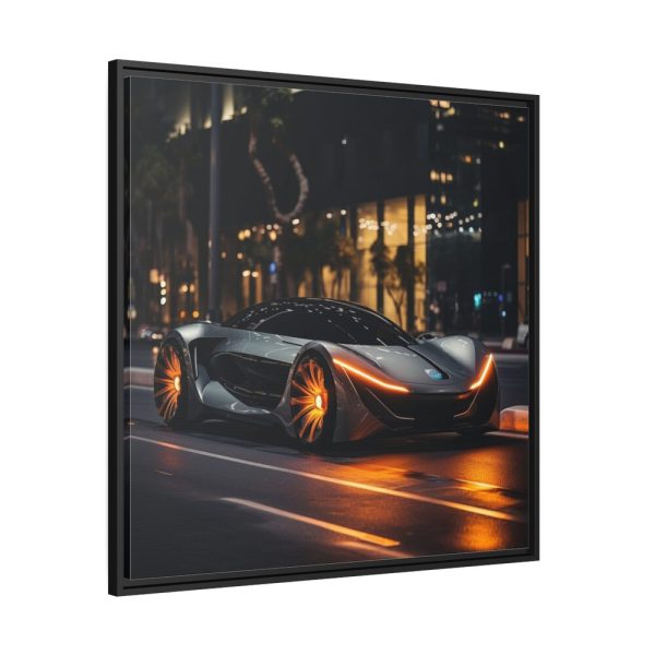 Futuristic Sports Car III Framed Canvas