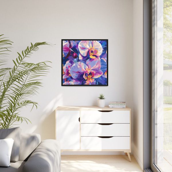 88302-153.jpg Colorful Orchid Framed Canvas