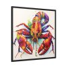 88302-155.jpg Mardi Gras Crayfish Art Framed Canvas