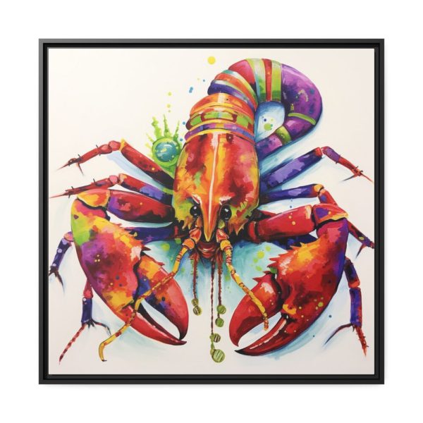 88302-156.jpg Mardi Gras Crayfish Art Framed Canvas