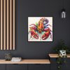 88302-159.jpg Mardi Gras Crayfish Art Framed Canvas