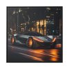Futuristic Sports Car III Framed Canvas