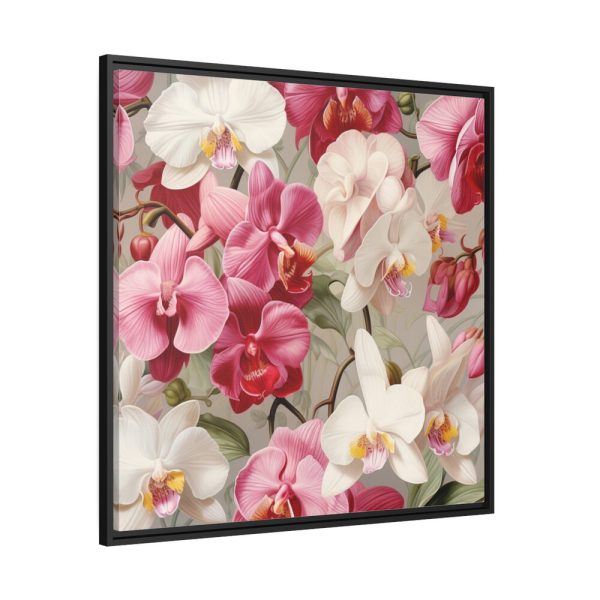 88302-165.jpg Vintage Orchid Seamless Framed Canvas