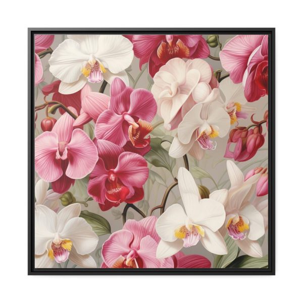 88302-166.jpg Vintage Orchid Seamless Framed Canvas