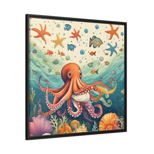88302-170.jpg Whimsical Octopus Framed Canvas
