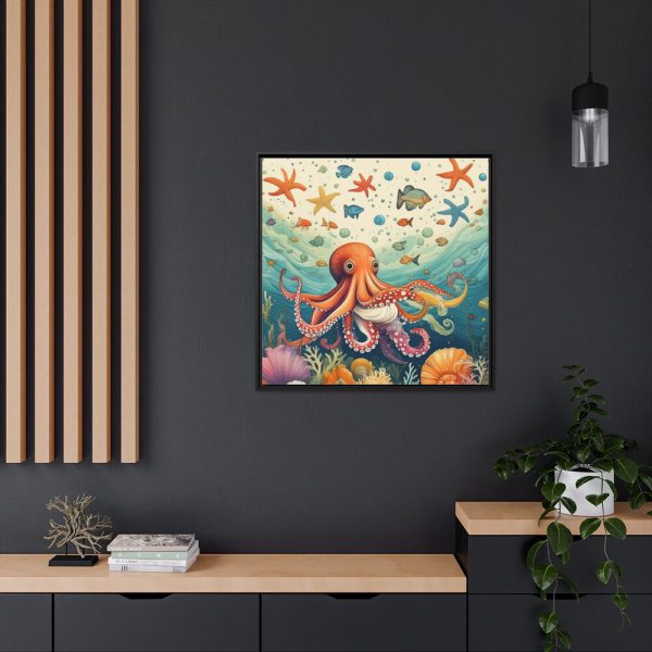 88302-174.jpg Whimsical Octopus Framed Canvas