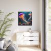 88302-178.jpg Swimming Jellyfish Framed Canvas