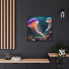 88302-179.jpg Swimming Jellyfish Framed Canvas