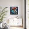 88302-188.jpg Jellyfish In An Aquarium Framed Canvas