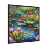 88302-190.jpg Water Lily Flowers Framed Canvas