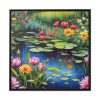 88302-191.jpg Water Lily Flowers Framed Canvas