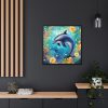 88302-204.jpg Porpoise Under the Sea Framed Canvas