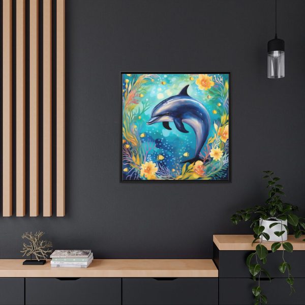 88302-204.jpg Porpoise Under the Sea Framed Canvas