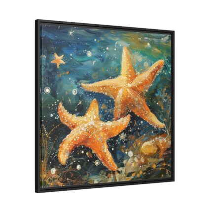 Starfish Art Framed Canvas