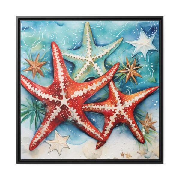 88302-221.jpg Christmas Nautical Starfish Framed Canvas