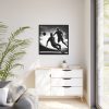 88302-23.jpg Soccer Players With The Ball Framed Canvas