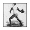 88302-31.jpg Vintage Football Player Framed Canvas
