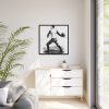 88302-33.jpg Vintage Football Player Framed Canvas