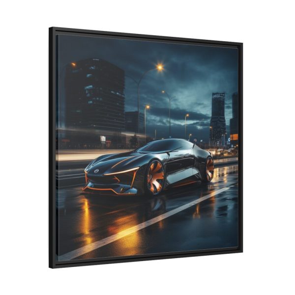 88302-5.jpg Futuristic Sports Car I Framed Canvas