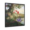 88302-50.jpg Still Life Floral Wildflowers Wreath Framed Canvas