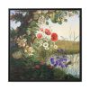 88302-51.jpg Still Life Floral Wildflowers Wreath Framed Canvas