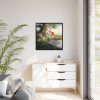 88302-53.jpg Still Life Floral Wildflowers Wreath Framed Canvas