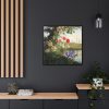 88302-54.jpg Still Life Floral Wildflowers Wreath Framed Canvas