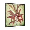 88302-55.jpg Vintage Palm Tree Plant Flower Framed Canvas