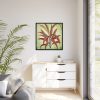 88302-58.jpg Vintage Palm Tree Plant Flower Framed Canvas