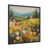 88302-60.jpg Flower Oil Painting Art Print Framed Canvas