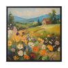 88302-61.jpg Flower Oil Painting Art Print Framed Canvas