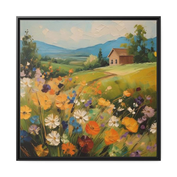 88302-61.jpg Flower Oil Painting Art Print Framed Canvas