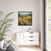 88302-63.jpg Flower Oil Painting Art Print Framed Canvas