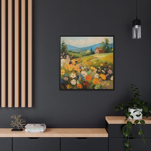 88302-64.jpg Flower Oil Painting Art Print Framed Canvas