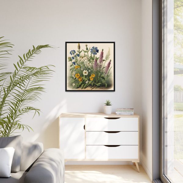 88302-73.jpg Vintage Wildflowers Framed Canvas