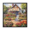88302-81.jpg Country Garden Home Art Framed Canvas