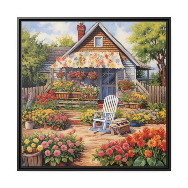 88302-81.jpg Country Garden Home Art Framed Canvas