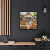 88302-84.jpg Country Garden Home Art Framed Canvas