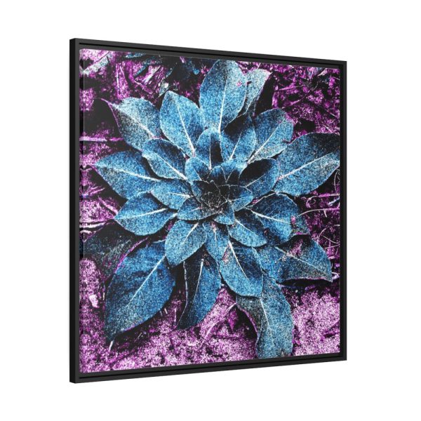 Stylized Plant Framed Canvas