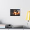 Tropical Beach Sunset Landscape II Standard Canvas