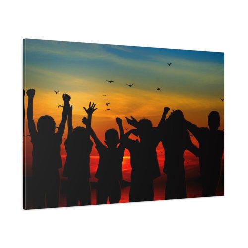 Kids Silhouette Standard Canvas