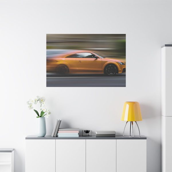 91638-162.jpg Fast Sport Car on Road Standard Canvas