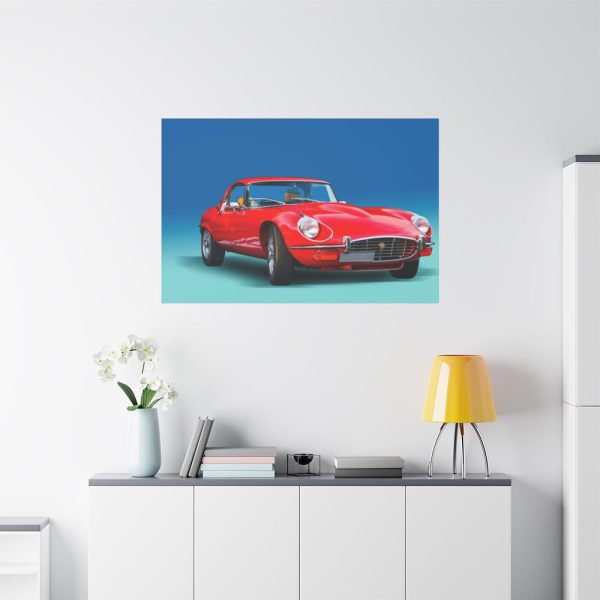 Car Jaguar Standard Canvas