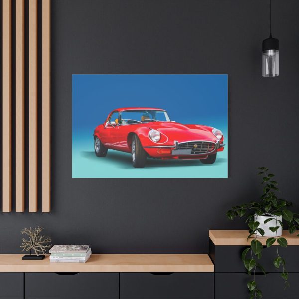 Car Jaguar Standard Canvas