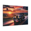 91638-185.jpg Vintage Car Driving on Road Standard Canvas