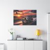 91638-187.jpg Vintage Car Driving on Road Standard Canvas